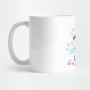 Cute Bear Minimalist Style Art | Live, it's precious Mug